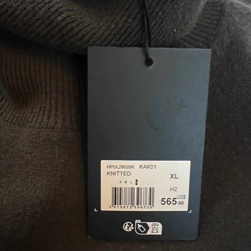 Men’s XL NWT The Kooples Cashmere Blend Sweater